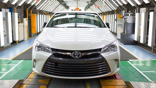 The Toyota Camry factory in Altona was the first full scale car manufacturing plant Toyota has closed anywhere in the world. Picture: Supplied.