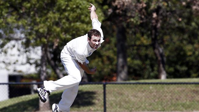 Michael Splatt grabbed a five-wicket haul on Saturday. Picture: Paul Loughnan