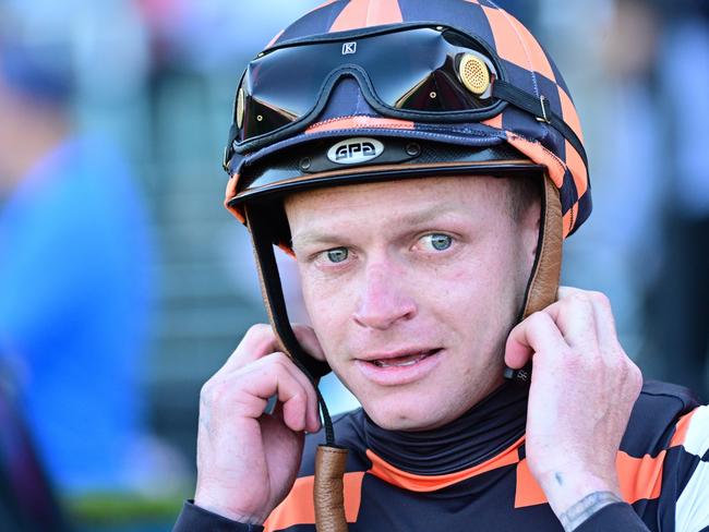 MELBOURNE, AUSTRALIA - DECEMBER 23: Blaike McDougall riding Zou Sensation after winning Race 10, the Msc Signs Handicap during Melbourne Racing at Moonee Valley Racecourse on December 23, 2023 in Melbourne, Australia. (Photo by Vince Caligiuri/Getty Images)