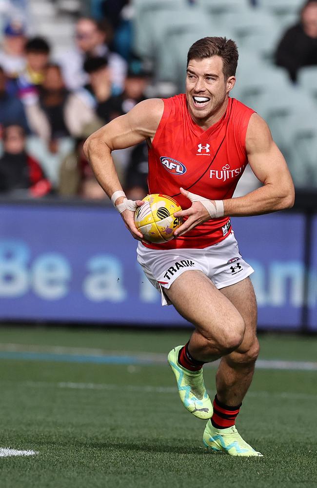 Zach Merrett will miss the ANZAC Day clash against Collingwood because of a suspension he received for a dangerous tackle in round 5. Michael Klein