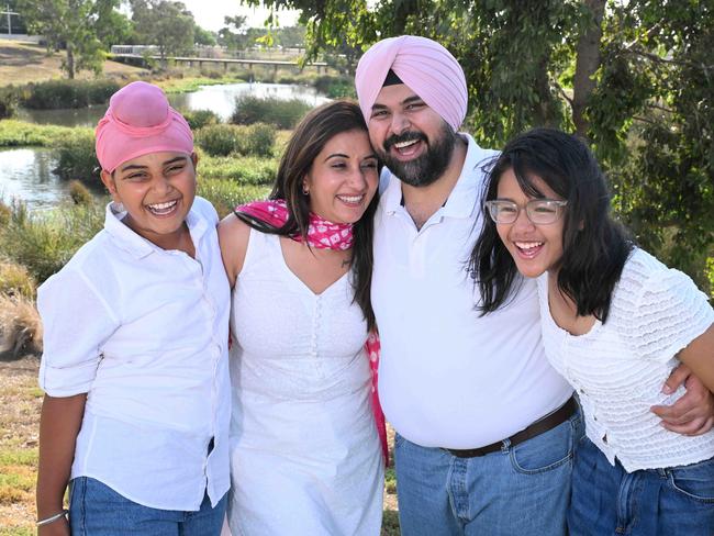 The Singhs love the strong Indian community in Tarneit. Picture: Josie Hayden