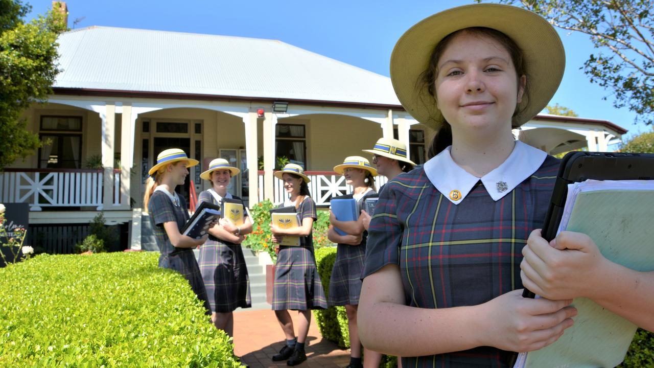 Fairholme College Year 10 students Jordi Chesterfield, Olivia Clark, Haylee Crouch, Kayla Horncy, Grace James and Lizzie Janetzki were among the secondary students to record top performing NAPLAN results, placing the school in top spot for the district.