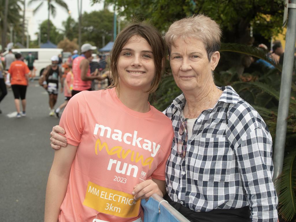 Shania Jones and Donna Jones at Mackay Marina Run Sunday 4 June 2023 Picture: Michaela Harlow