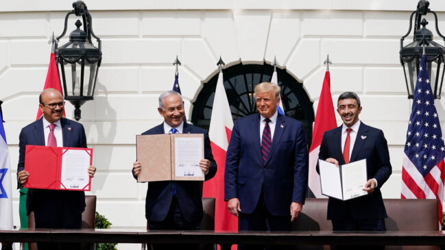 U.S., Israel, U.A.E., Bahrain Sign 'Abraham' Peace Accords