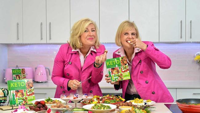 4 Ingredients cookbook author Kim McCosker has just launched her latest cookbook and it sold 15 000 copies with 12 hours of launching. Kim pictured with her brand manager Melinda Dines (right). Picture: Patrick Woods