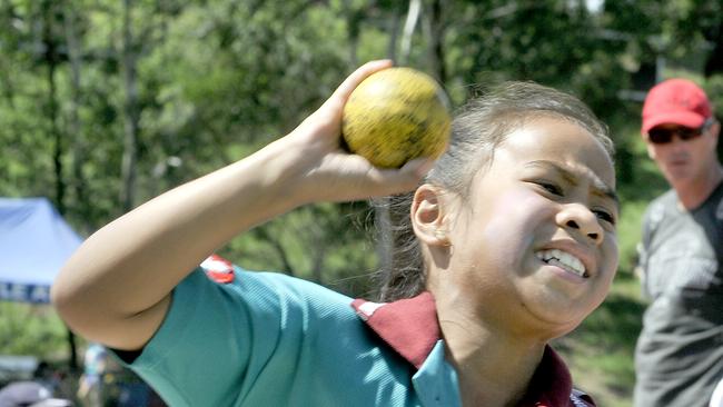 Lyvante' Su'emai as a child at Springwood Little Athletics