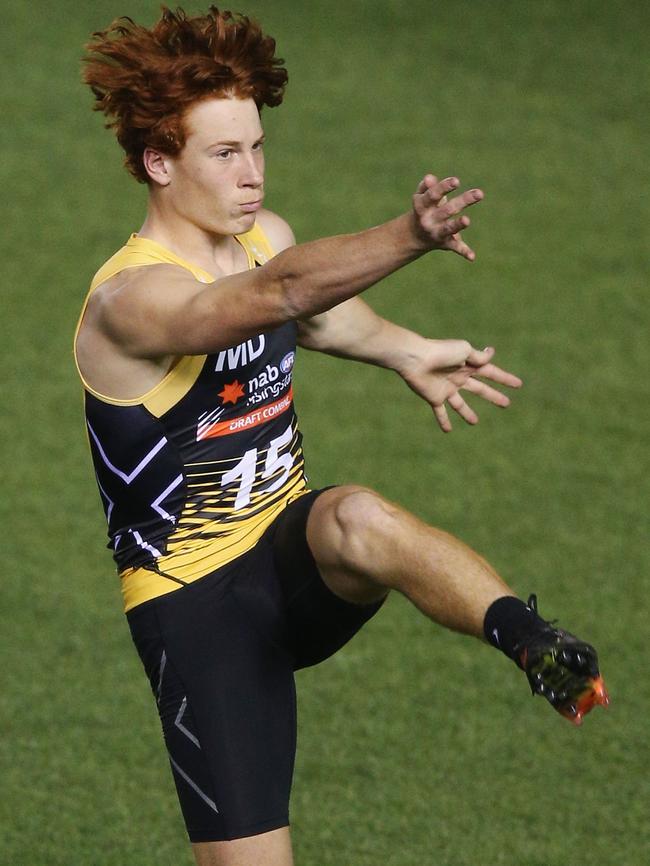 Ed Richards at the AFL Draft Combine.