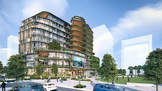 VISION: An artist's impression of Council's new City Hall building in the Maroochydore CBD.