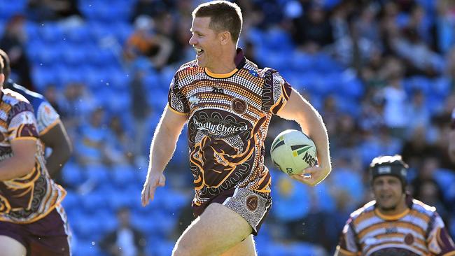 Steve Michaels of the Brisbane Broncos. (AAP Image/Dave Hunt)