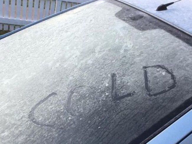 Cold weather is also expected to hit as far north as Townsville and locals are already feeling it.