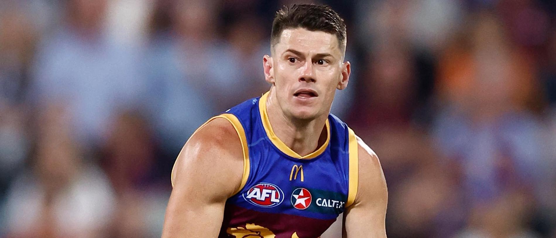 BRISBANE, AUSTRALIA - SEPTEMBER 07: Dayne Zorko of the Lions in action during the 2024 AFL First Elimination Final match between the Brisbane Lions and the Carlton Blues at The Gabba on September 07, 2024 in Brisbane, Australia. (Photo by Michael Willson/AFL Photos via Getty Images)