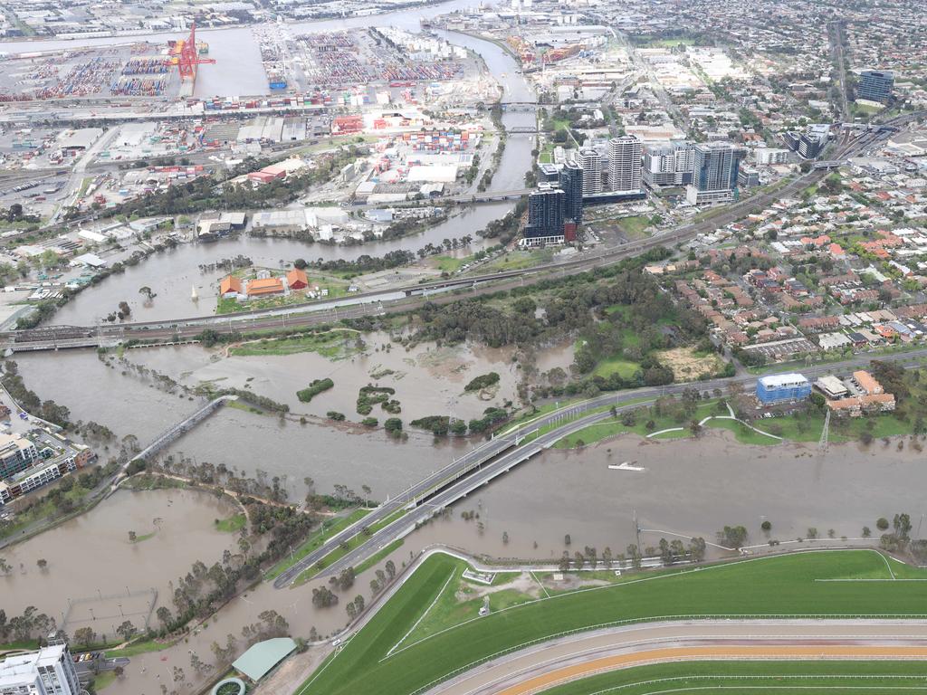 Flemington Racecourse wall’s impact on 2022 flood revealed | Herald Sun