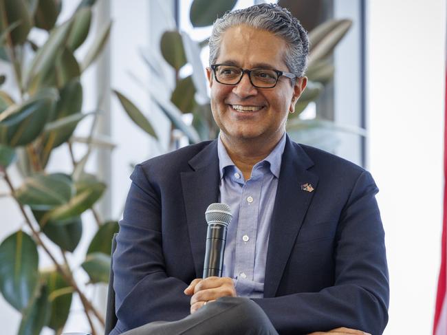 The American Chamber of Commerce in Sydney hosts Vanguard global CEO Salim Ramji at the Minter Ellison offices in Sydney, Wednesday March 5, 2025. Picture: Toby Zerna Media/Good Morning Creative