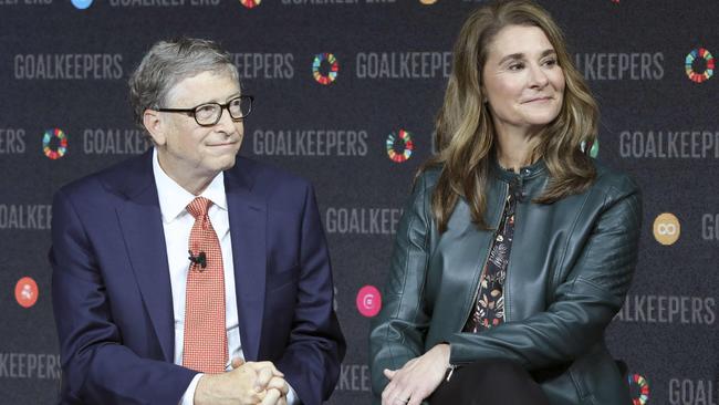 Bill and Melinda Gates are divorcing after 27 years of marriage. Picture: AFP