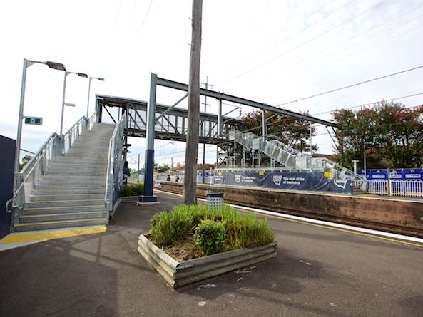 Marrickville Railway Station, where the incident occurred.