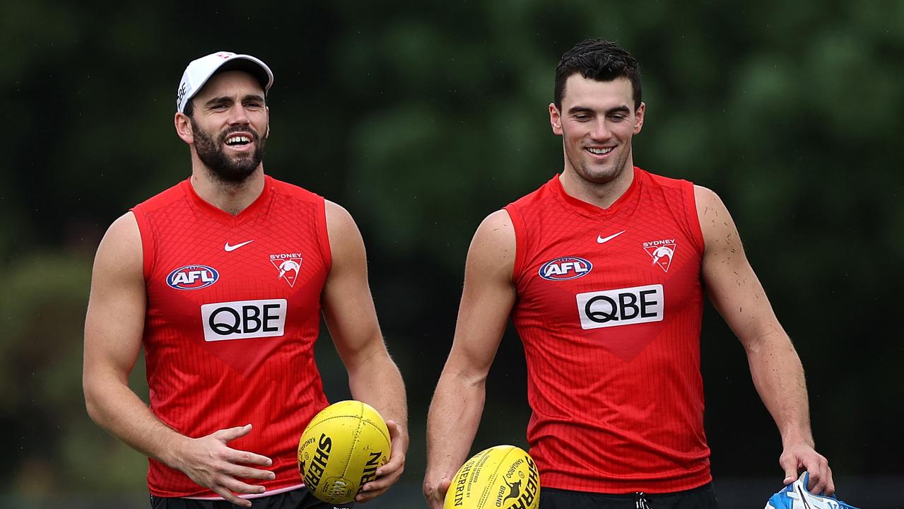 Paddy McCartin (left) has provided solid cover in defence and up forward.
