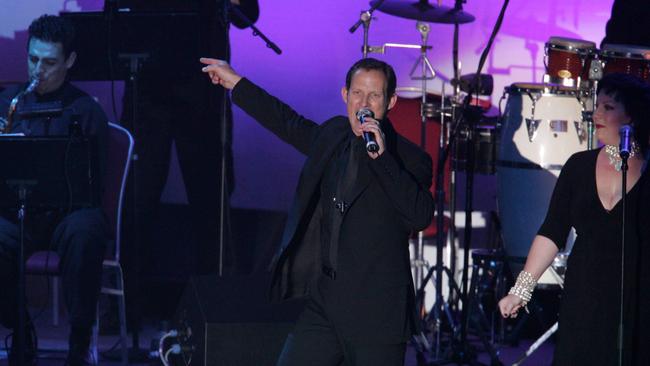Todd McKenney performing at the opening night of the convention centre in 2004.