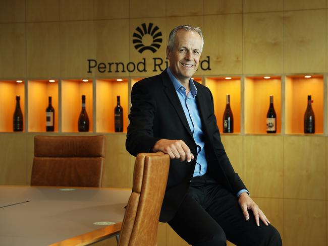 Pernod Ricard Winemakers chairman Bryan Fry are aiming to break into the Indian market. Jane Dempster/The Australian.