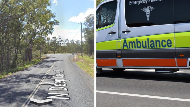 Six people have been injured in a collision on North Deep Creek Road. Image (left): Google Maps.