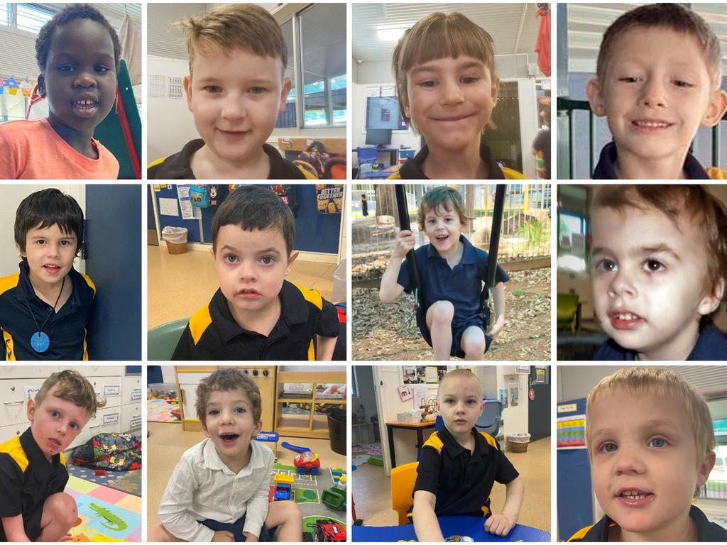 MY FIRST YEAR 2022: Toowoomba West Special School Prep students (top row, from left) Achol, Darcy, Phoebe, Kaleb, (middle row, from left) Mykal, Ashton, Damon, William, (bottom row, from left) Jesse, Tyler, Anikhin and Robin.