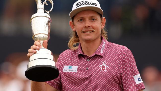 Cameron Smith in his maroon shirt after winning The Open Championship REUTERS/Phil Noble