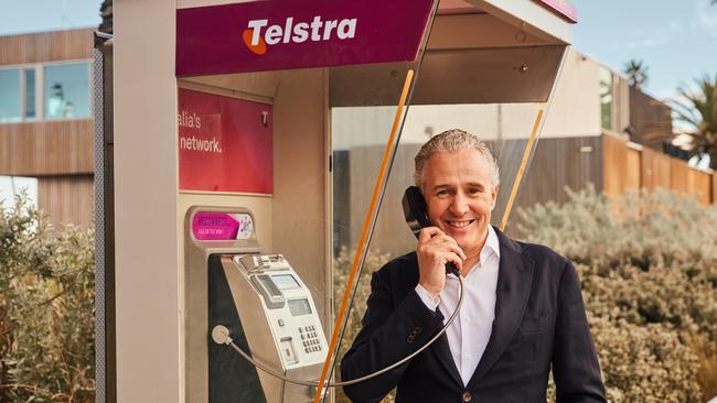 Telstra chief executive Andy Penn says vaccinations will make an “incredible difference”.