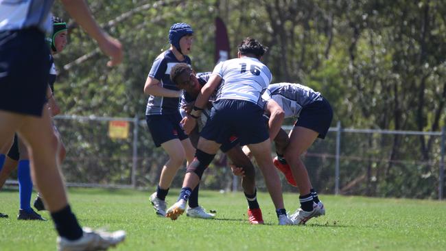Emerging Reds Cup day one action between Brisbane White and Regional Queensland in the Under 15s.