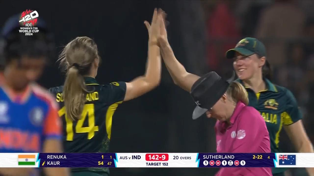 Australia beat India to reach Women's T20 World Cup semis