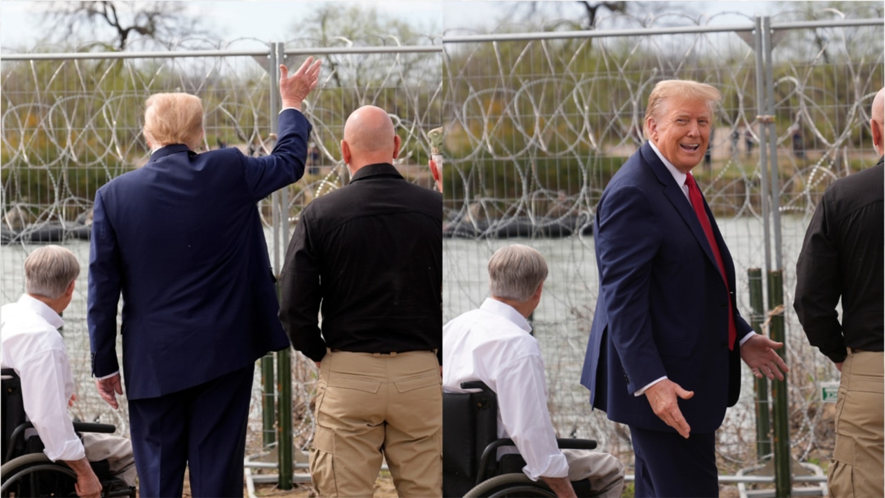 Donald Trump Waves At Migrants Across Mexican Border | NT News