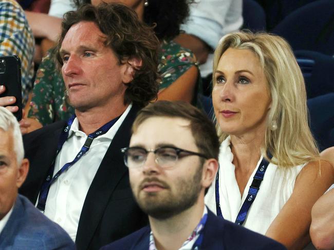 James and Tania Hird reportedly split over a year ago. Picture: Michael Klein