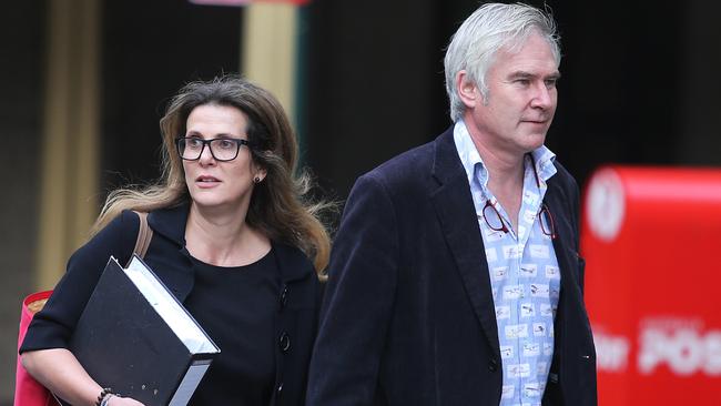 Kathy Jackson and Michael Lawler arrive at the Federal Court in Sydney. Picture: John Feder