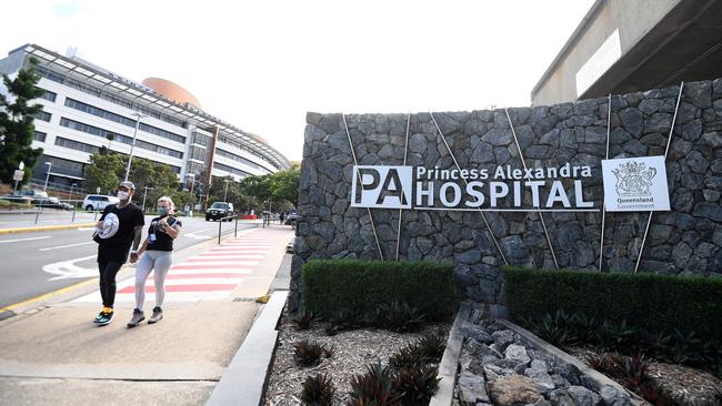 The Princess Alexandra (PA) Hospital in Brisbane, which is undergoing further cleaning. Picture: NCA NewsWire / Dan Peled