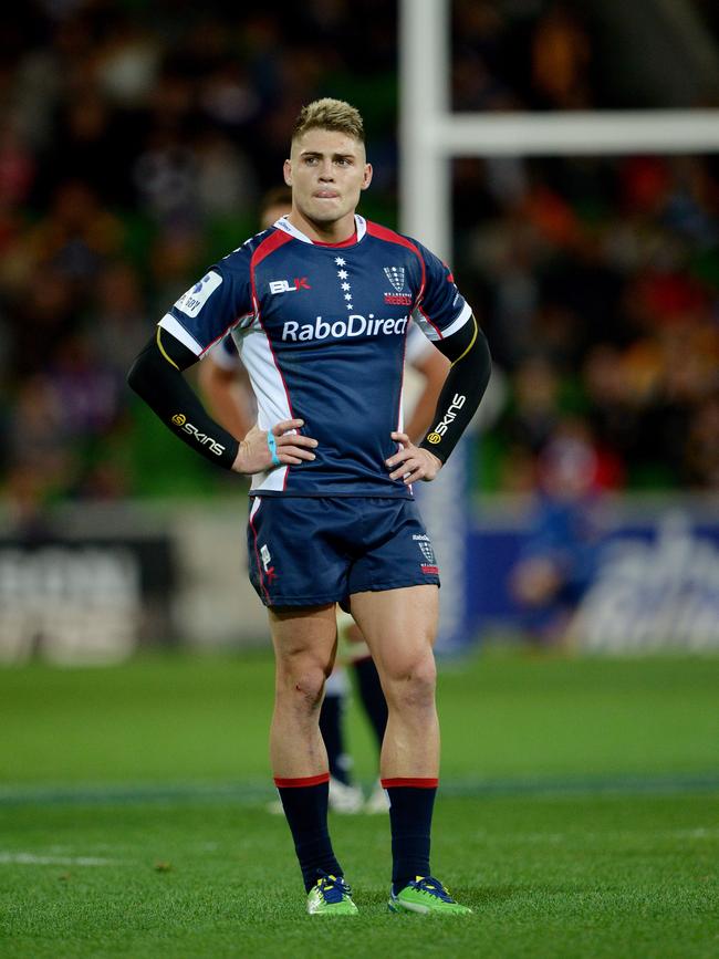 James O’Connor’s spell with Melbourne Rebels was not a happy one. Picture: Colleen Petch