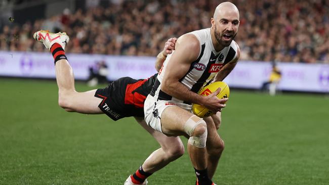 Steele Sidebottom says he’s hungry for another premiership win. Picture: Michael Klein