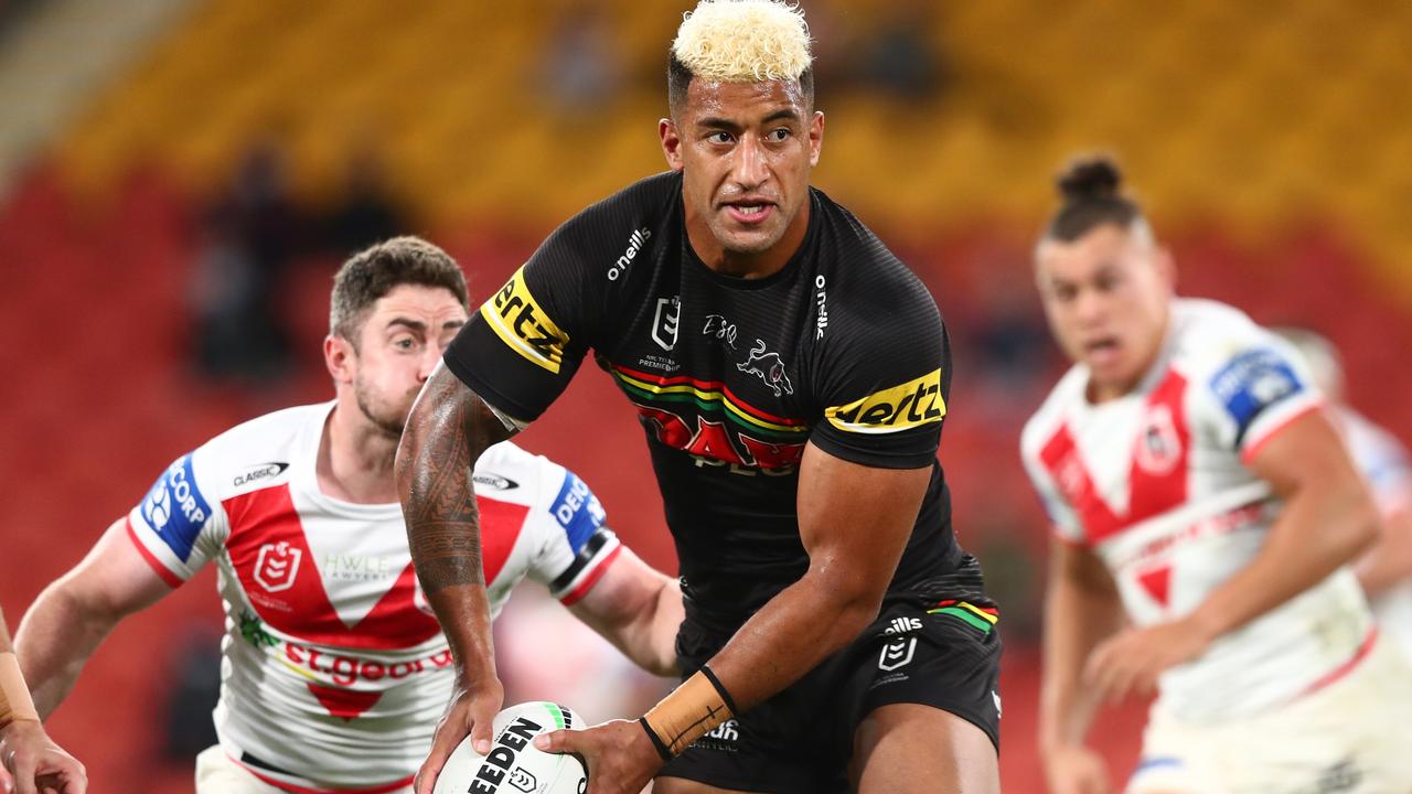 Viliame Kikau isn’t willing to consider leaving Penrith yet, but that could change after he becomes a free agent on November 1. Picture: Getty Images.