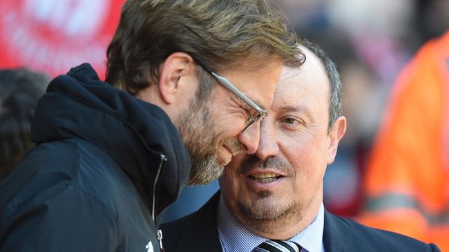 Benitez will know how to exploit the weaknesses in Jurgen Klopp’s side. AFP PHOTO / PAUL ELLIS