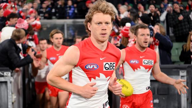 Callum Mills of the Swans. Picture: Quinn Rooney/Getty Images