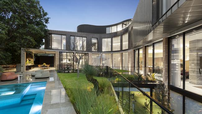 Ms Case sold the lavish five-bedroom home at 4-5 Myvore Court, Toorak, for $25m in November.