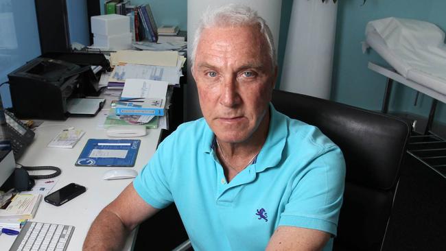 Dr Robin Willcourt at his Epigenx Integrated Medicine practice in South Yarra is critical of the ACC handling of the sport doping investigation.