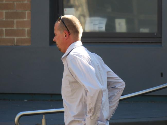 Andrew Peter Franklin, 33, of The Entrance, leaving Wyong Local Court. Picture: supplied