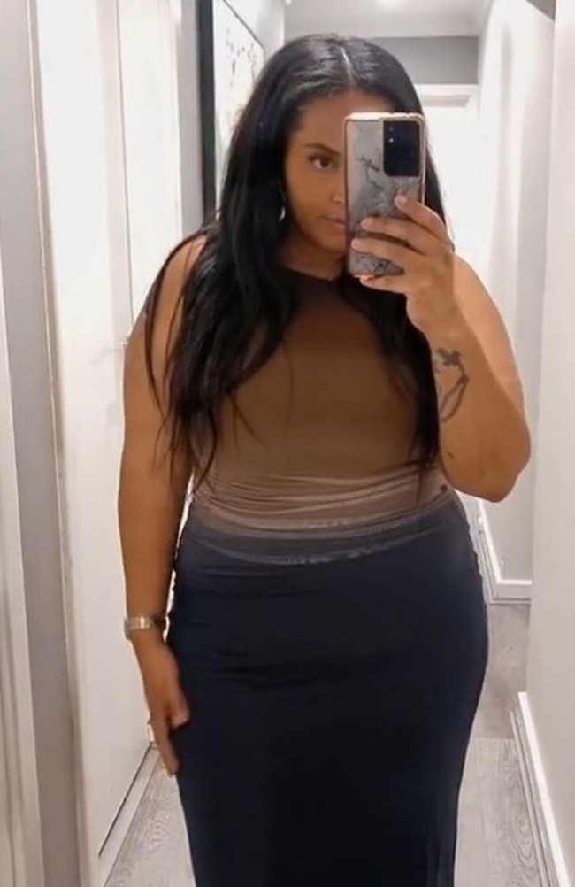 This $25 dress from Kmart is about to be everywhere. Picture: TikTok/@shes_sosarah