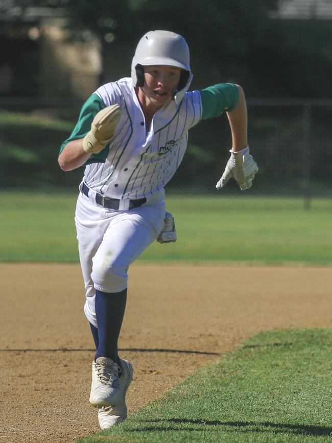 Met North V Sunshine Coast at the 12-14 years QLD School Sport 12-14 years Baseball Championships at Benowa. Picture: Glenn Campbell