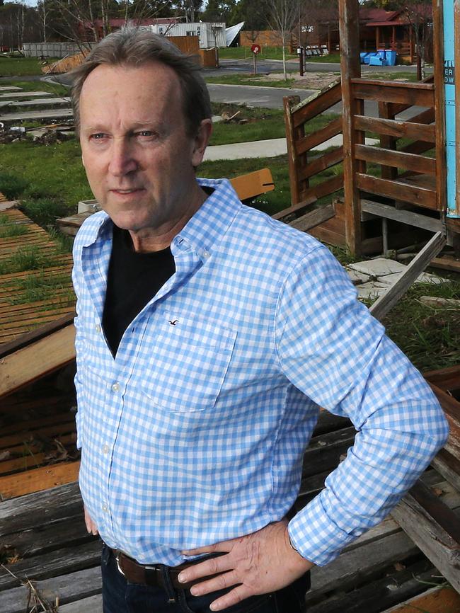 Latrobe Mersey River Caravan Park owner Gavin Imlach. Picture Chris Kidd