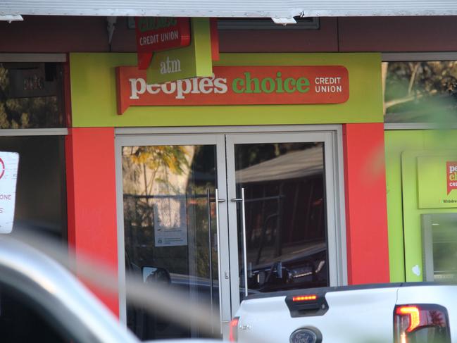 The Alice Springs People's Choice bank branch on Hartley Street. Picture: Gera Kazakov