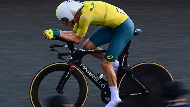 Rohan Dennis held on to grab bronze in the time trial.