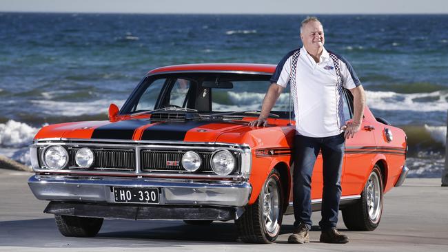 Classic Australian cars such as the Ford Falcon GTHO fetch huge sums at auction. Picture: David Caird