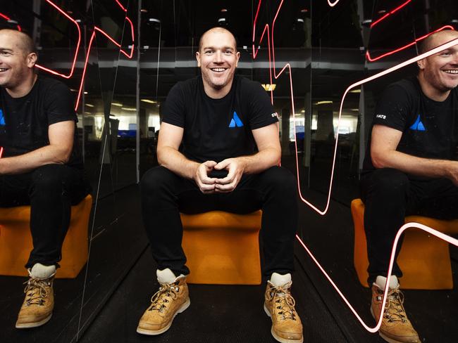 **EMBARGO FOR THE DEAL MARCH 2019**28/02/2019: Dominic Price CEO Atlassian at their Sydney headquarters on Thursday. Hollie Adams/The Australian