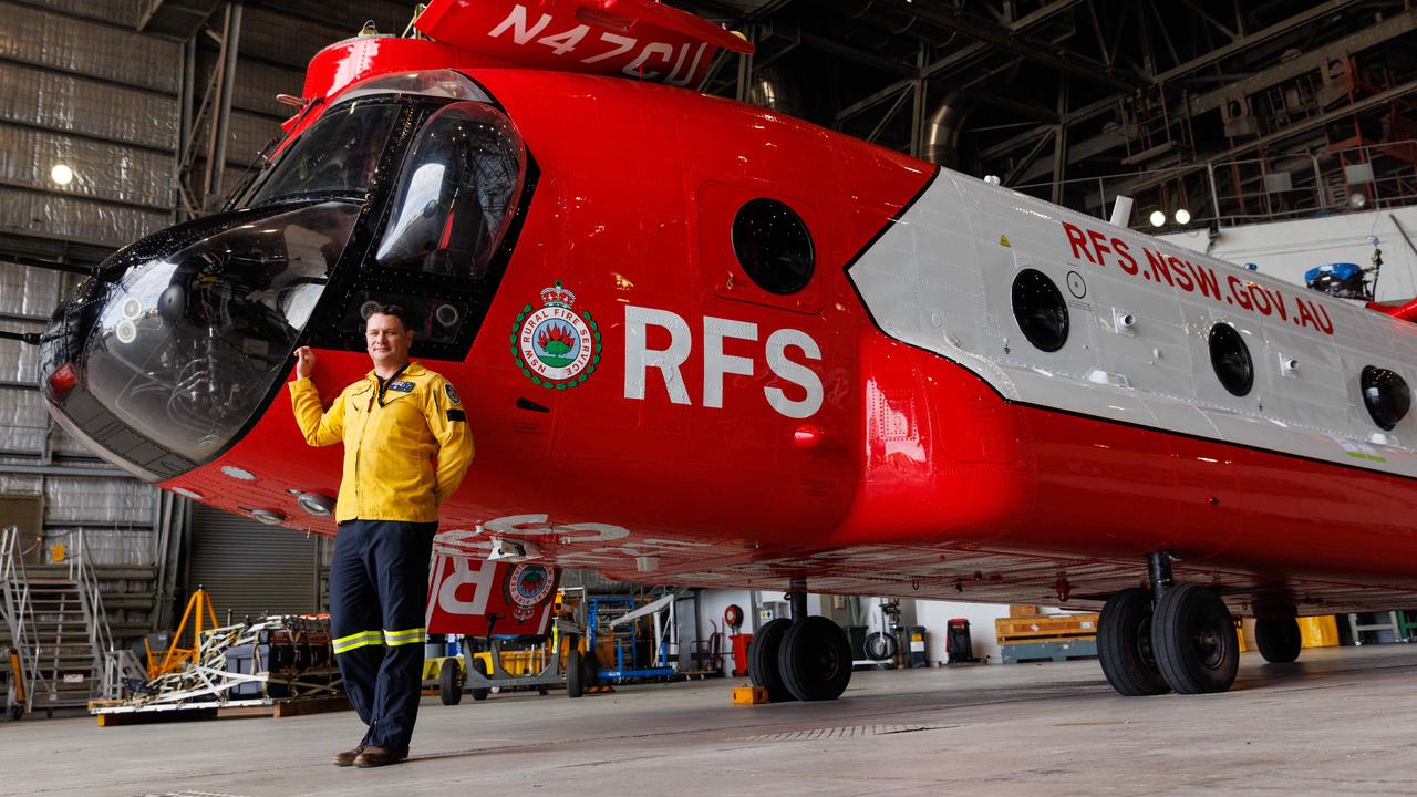 The future of the crucial RFS base at Richmond RAAF Base is in question, with fireys calling for the government to lock in the sites long term future. Picture: David Swift