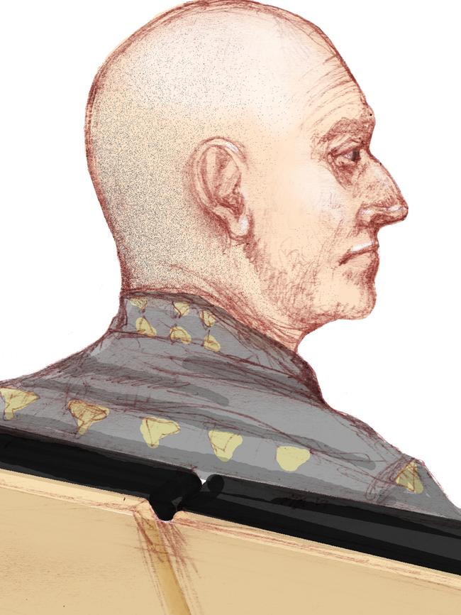 Artist’s impression of Garry Dubois.