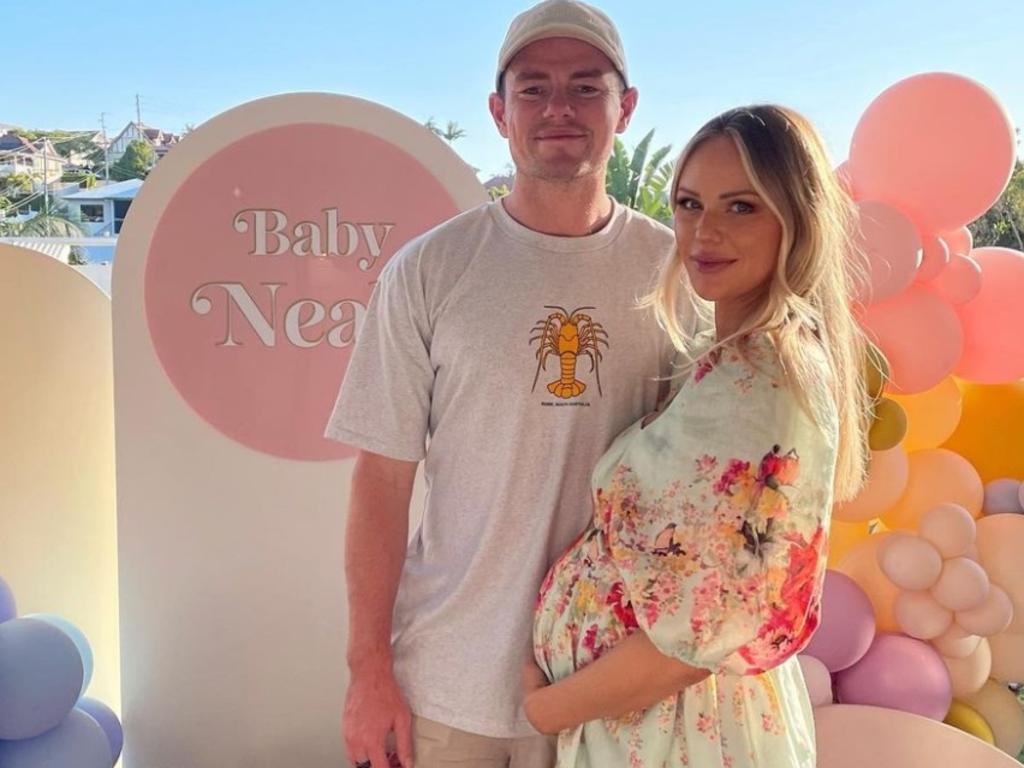 Lachie Neale and Julie Neale are expecting. Photo: Instagram, @jules_neale.